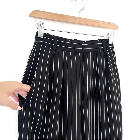 BABATON | Modesto Pinstripe Trouser Pants Black White Size 00 - Picture 7 of 12